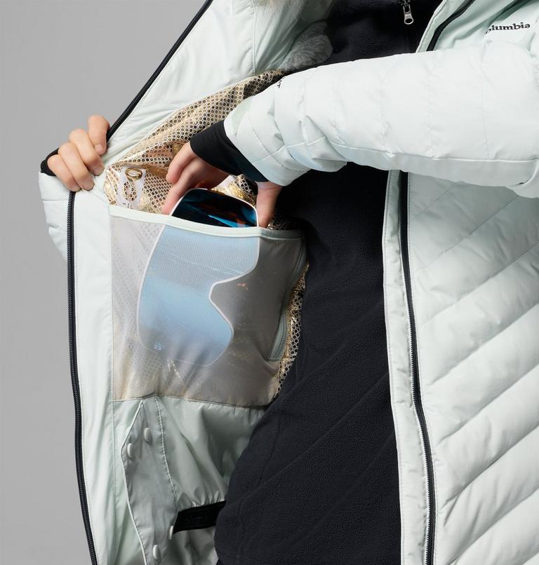 Women's Bird Mountain II Insulated Down Ski Jacket, Color: Tea Light, image 6