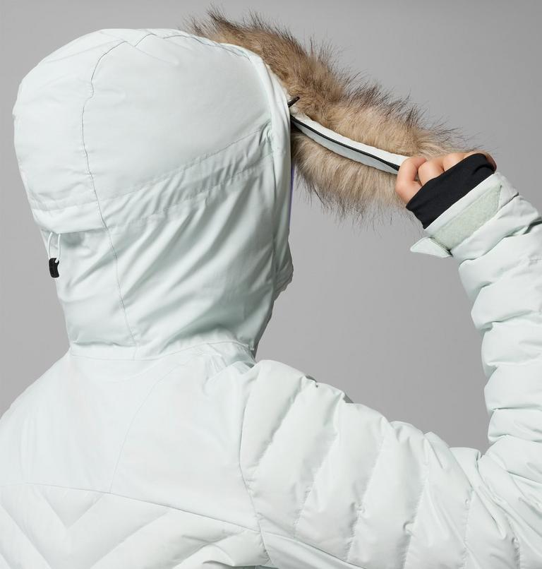 Women's Bird Mountain II Insulated Down Ski Jacket, Color: Tea Light, image 12