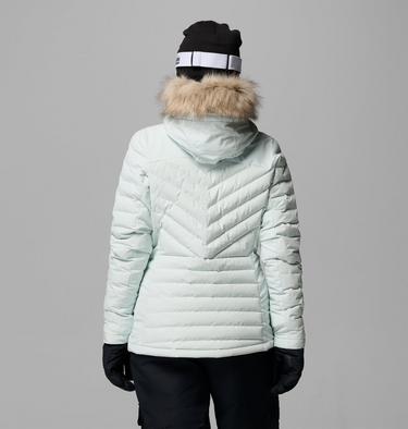 Women's Bird Mountain II Insulated Down Ski Jacket, Color: Tea Light, image 11