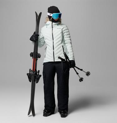 Women's Bird Mountain II Insulated Down Ski Jacket, Color: Tea Light, image 10