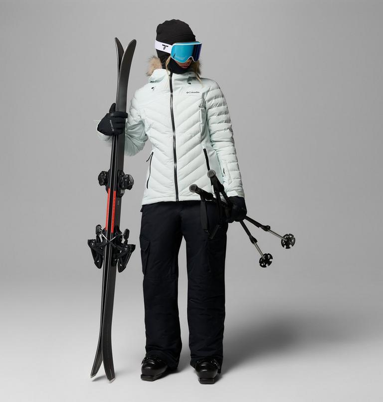 Women's Bird Mountain II Insulated Down Ski Jacket, Color: Tea Light, image 2