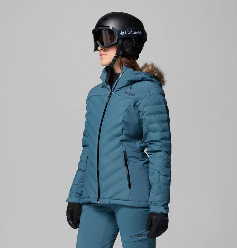 Women's Bird Mountain II Insulated Down Ski Jacket, Color: Everblue, image 4