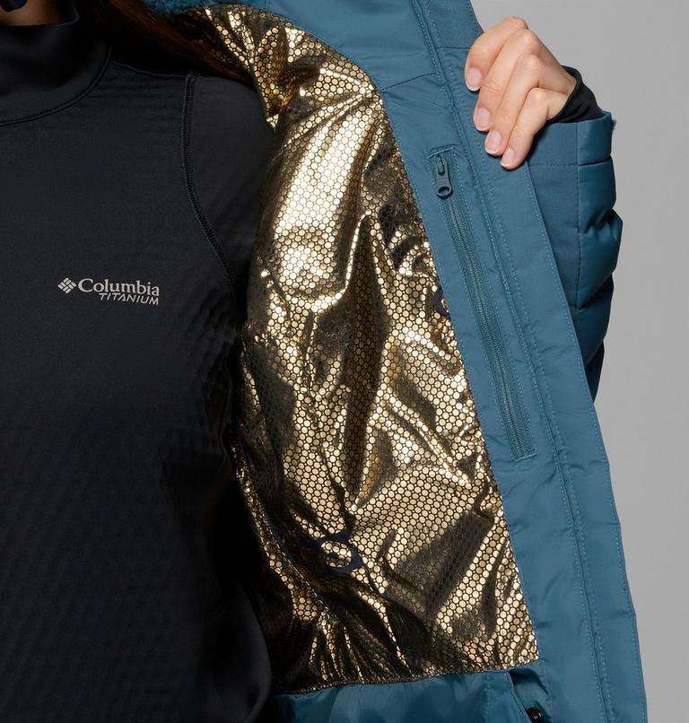 Women's Bird Mountain II Insulated Down Ski Jacket, Color: Everblue, image 6