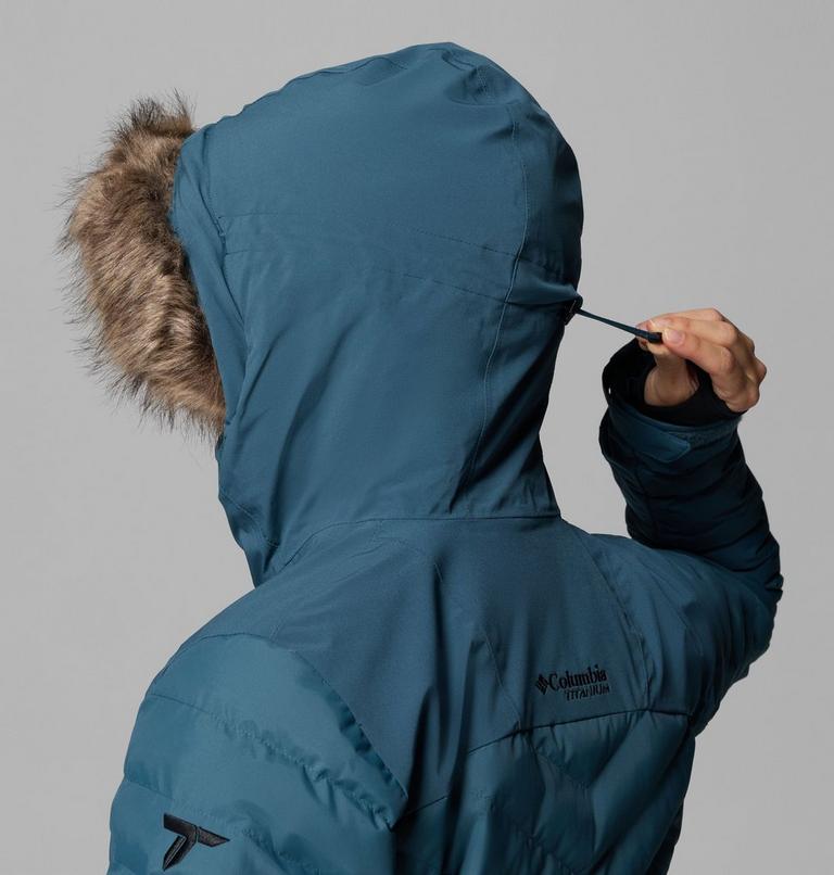 Women's Bird Mountain II Insulated Down Ski Jacket, Color: Everblue, image 10
