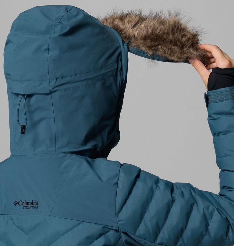 Women's Bird Mountain II Insulated Down Ski Jacket, Color: Everblue, image 11