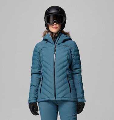 Women's Bird Mountain II Insulated Down Ski Jacket, Color: Everblue, image 5