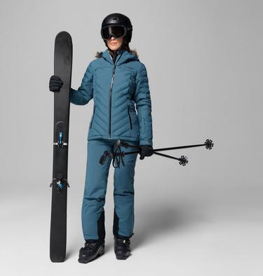 Women's Bird Mountain II Insulated Down Ski Jacket, Color: Everblue, image 6