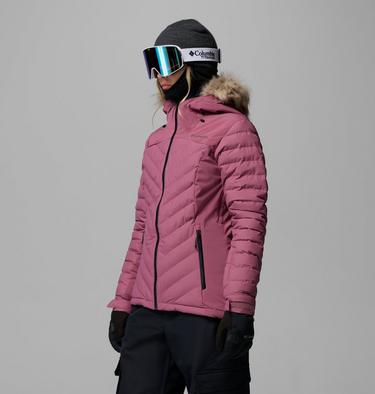 Women's Bird Mountain II Insulated Down Ski Jacket, Color: Antique Mauve, image 4