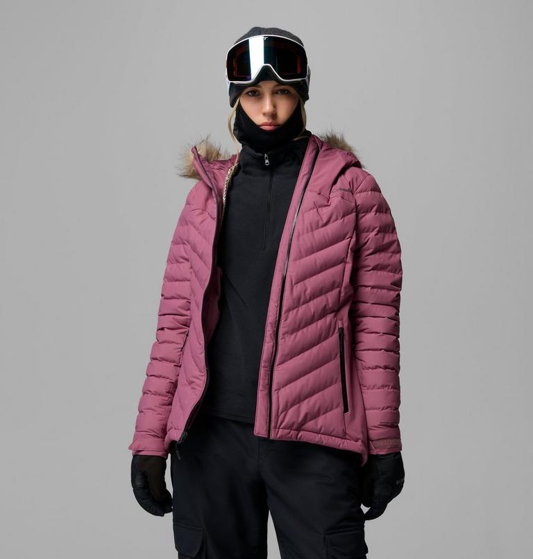 Women's Bird Mountain II Insulated Down Ski Jacket, Color: Antique Mauve, image 5