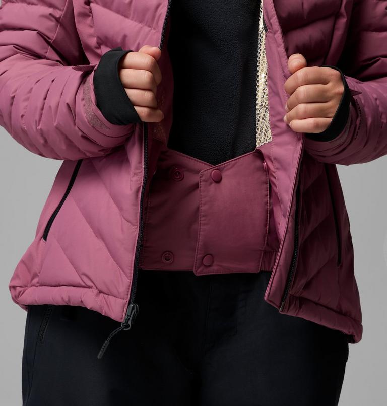 Women's Bird Mountain II Insulated Down Ski Jacket, Color: Antique Mauve, image 8