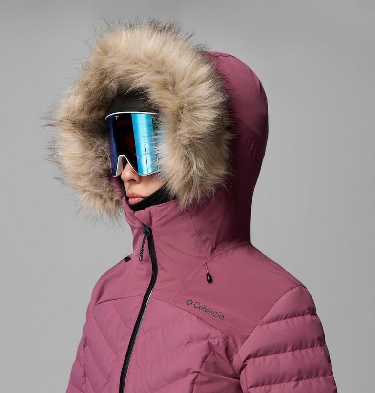 Women's Bird Mountain II Insulated Down Ski Jacket, Color: Antique Mauve, image 10