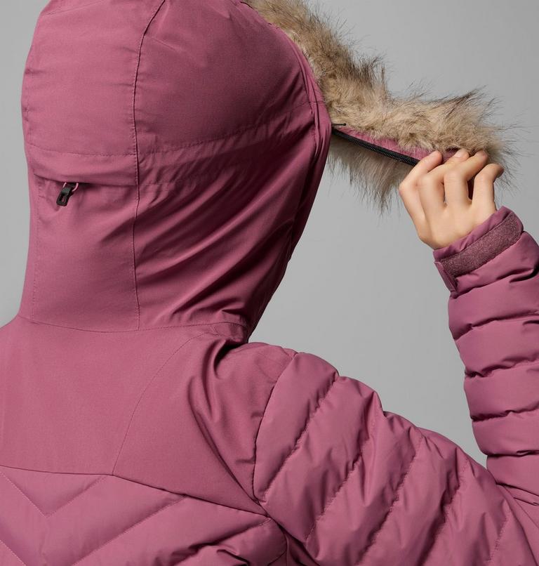 Women's Bird Mountain II Insulated Down Ski Jacket, Color: Antique Mauve, image 12