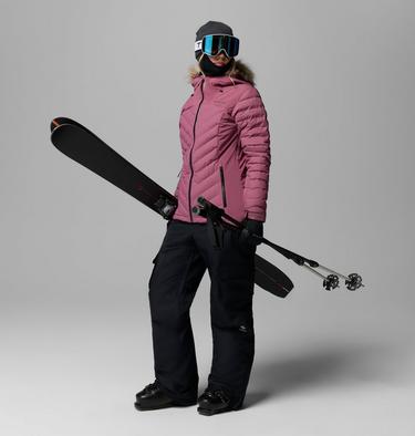 Women's Bird Mountain II Insulated Down Ski Jacket, Color: Antique Mauve, image 2