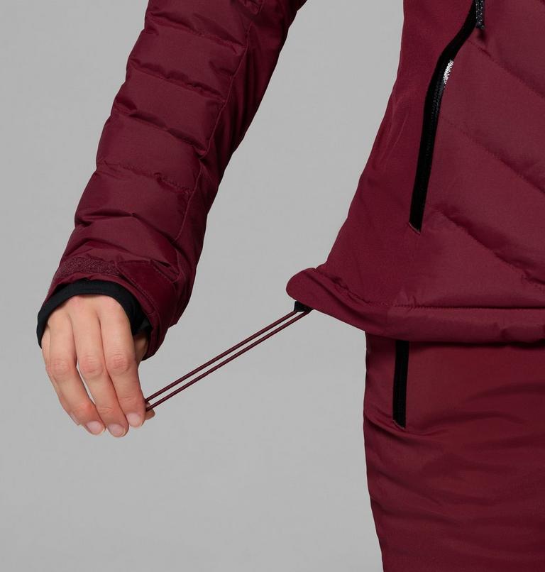Women's Bird Mountain II Insulated Down Ski Jacket, Color: Rich Wine, image 14