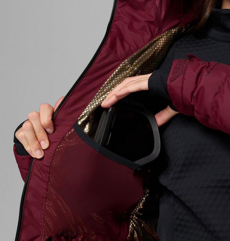 Women's Bird Mountain II Insulated Down Ski Jacket, Color: Rich Wine, image 5
