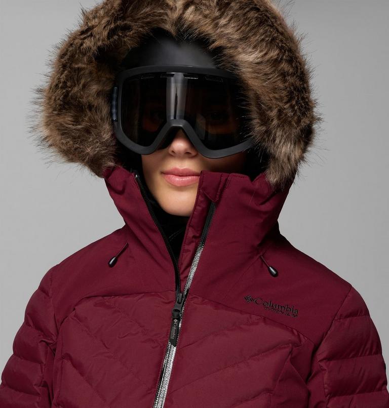 Women's Bird Mountain II Insulated Down Ski Jacket, Color: Rich Wine, image 8