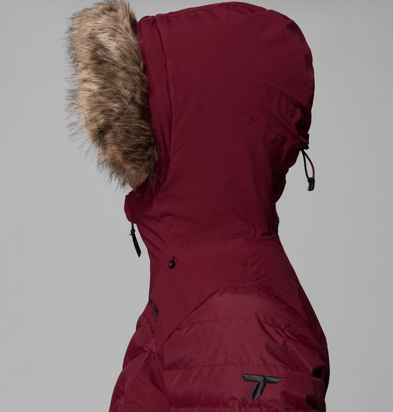 Women's Bird Mountain II Insulated Down Ski Jacket, Color: Rich Wine, image 9