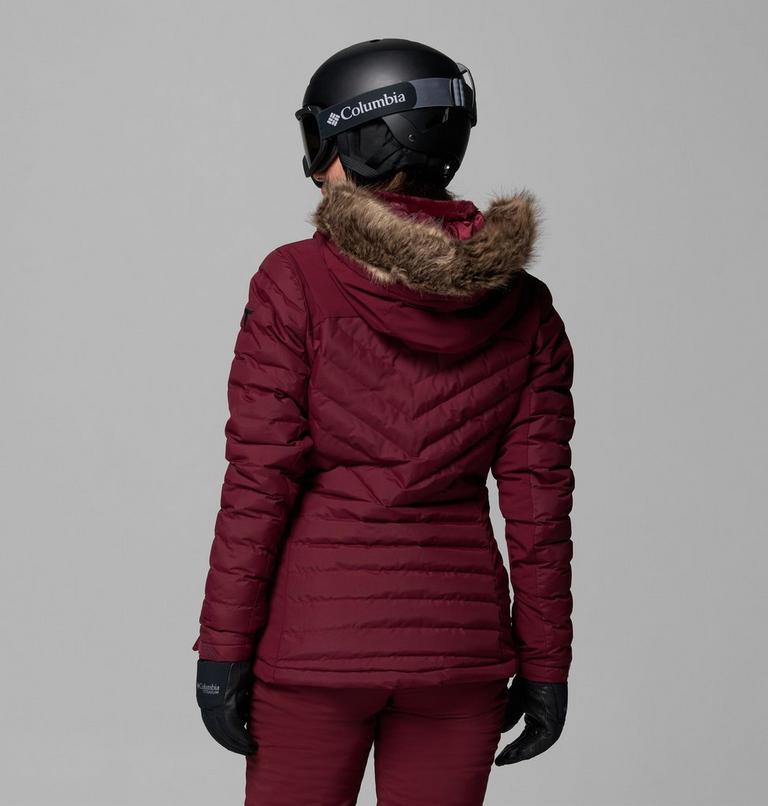 Women's Bird Mountain II Insulated Down Ski Jacket, Color: Rich Wine, image 3