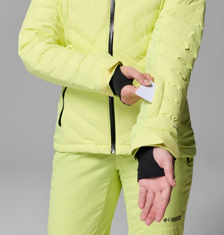 Women's Bird Mountain II Insulated Down Ski Jacket, Color: Neon Light, image 13