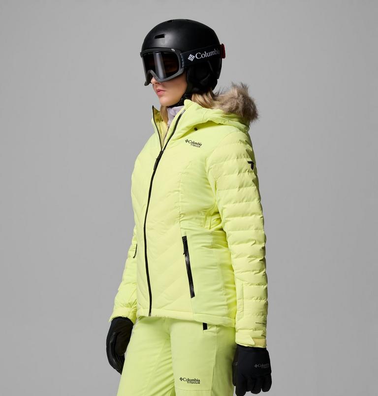 Women's Bird Mountain II Insulated Down Ski Jacket, Color: Neon Light, image 4