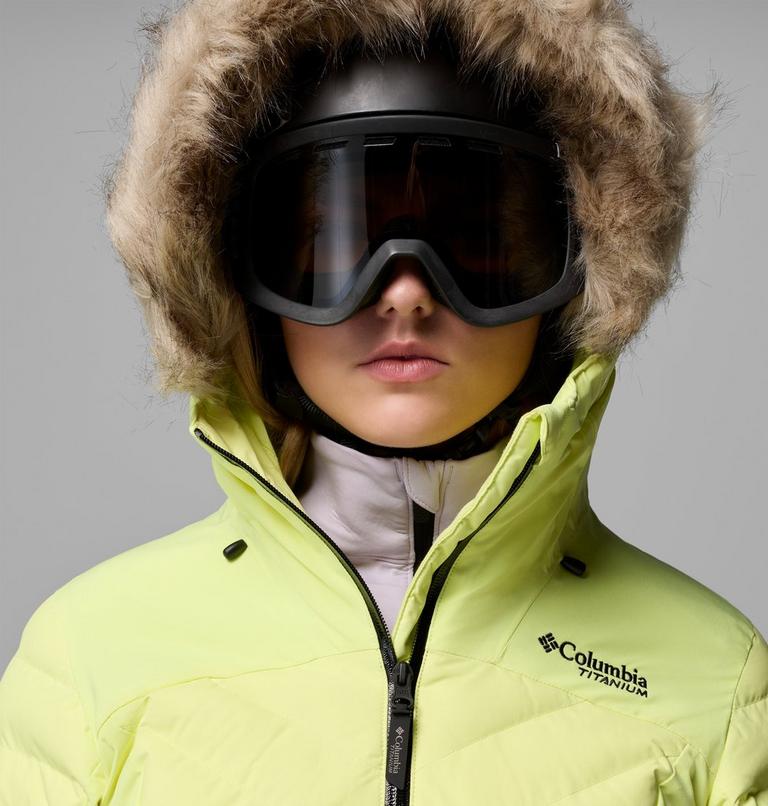 Women's Bird Mountain II Insulated Down Ski Jacket, Color: Neon Light, image 8