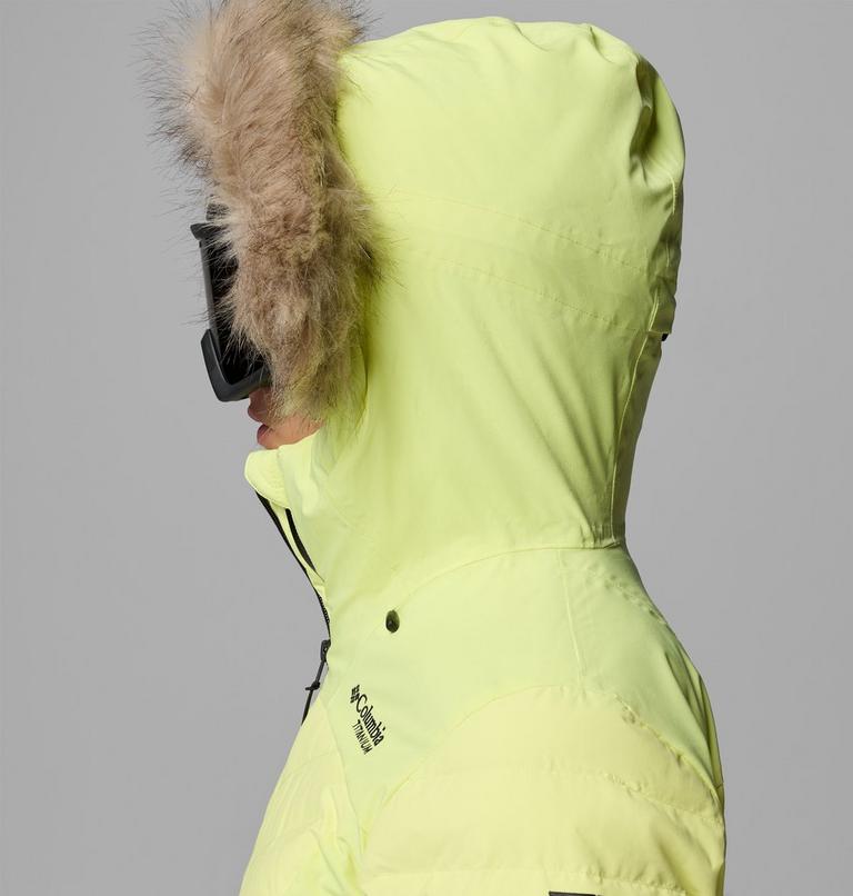 Women's Bird Mountain II Insulated Down Ski Jacket, Color: Neon Light, image 9