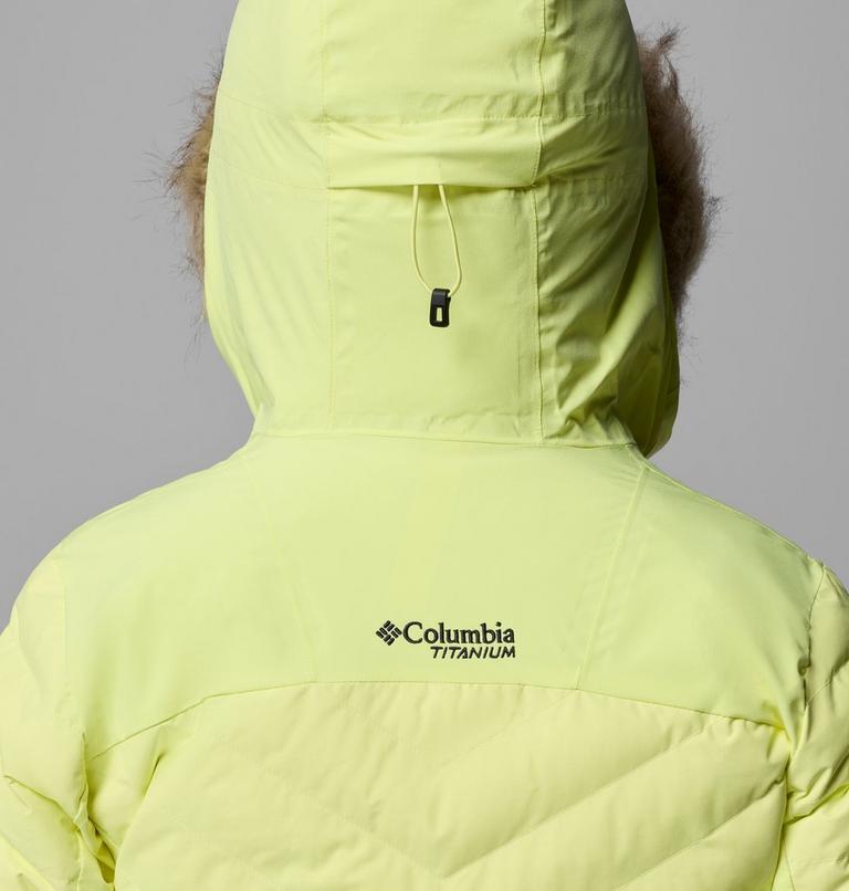 Women's Bird Mountain II Insulated Down Ski Jacket, Color: Neon Light, image 10