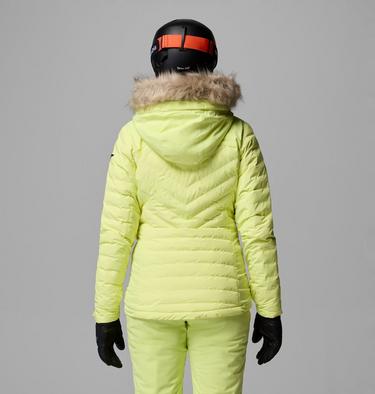 Women's Bird Mountain II Insulated Down Ski Jacket, Color: Neon Light, image 11