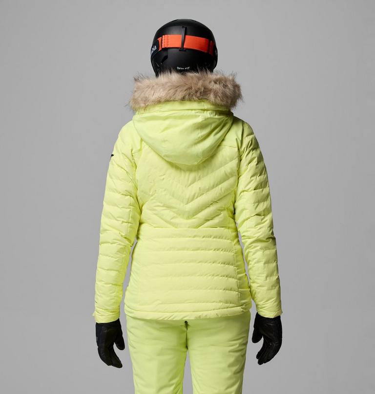 Women's Bird Mountain II Insulated Down Ski Jacket, Color: Neon Light, image 3