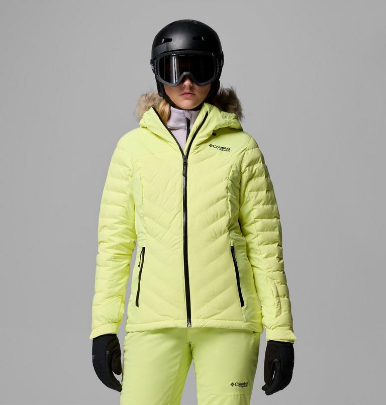 Women's Bird Mountain II Insulated Down Ski Jacket, Color: Neon Light, image 1