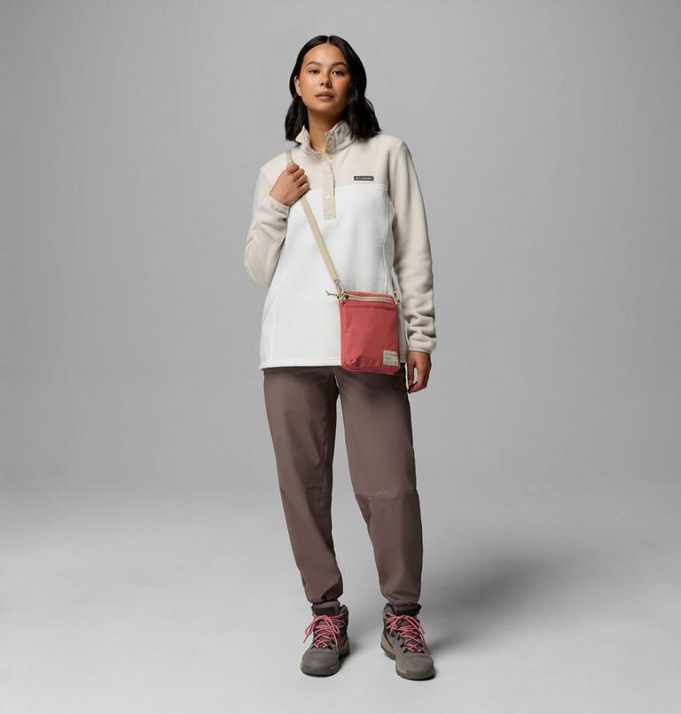 Women's Benton Springs Half Snap Pullover, Color: Sea Salt, Dark Stone, image 2