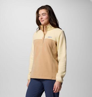 Sweat polaire pressionné Benton Springs femme, Color: Canoe, Lemon Wash, image 3