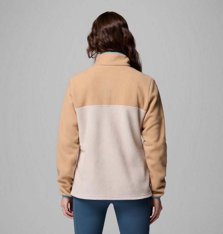 Women's Benton Springs Half Snap Pullover, Color: Dark Stone, Canoe, Vintage Blue, image 3