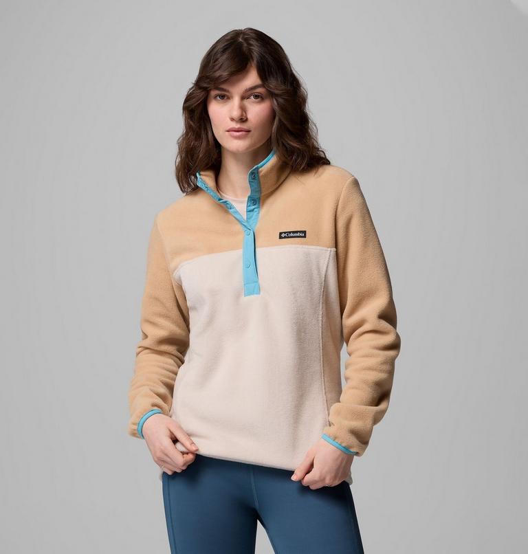 Women's Benton Springs Half Snap Pullover, Color: Dark Stone, Canoe, Vintage Blue, image 1