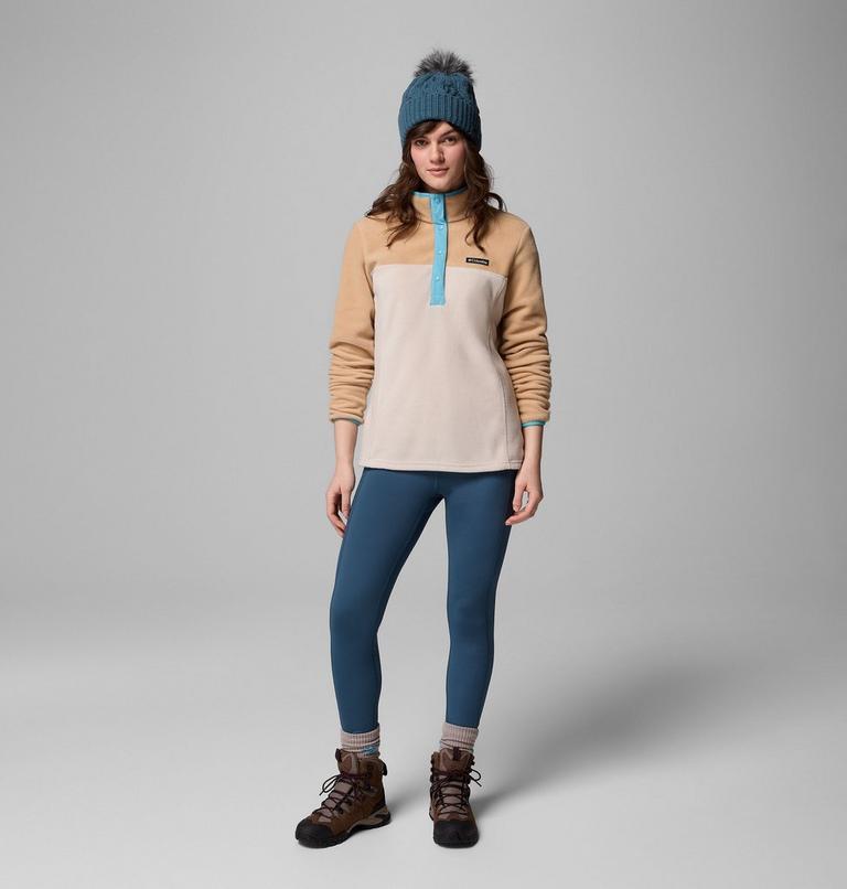 Women's Benton Springs Half Snap Pullover, Color: Dark Stone, Canoe, Vintage Blue, image 2