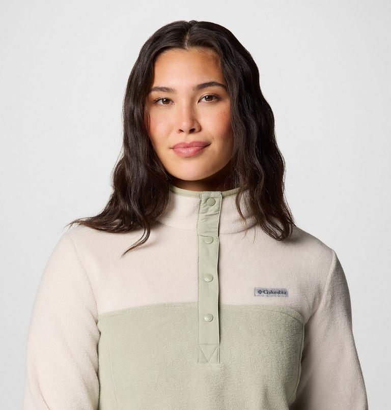 Women's Benton Springs Half Snap Pullover, Color: Dark Stone, Safari, image 5