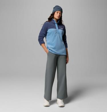 Forro polar con cierre medio a presi&oacute;n Benton Springs para mujer, Color: Rainy Day, Nocturnal, image 6