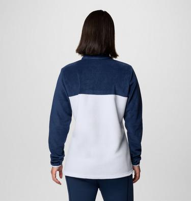 Women's Benton Springs Half Snap Pullover, Color: Collegiate Navy, Snowdrift, image 16
