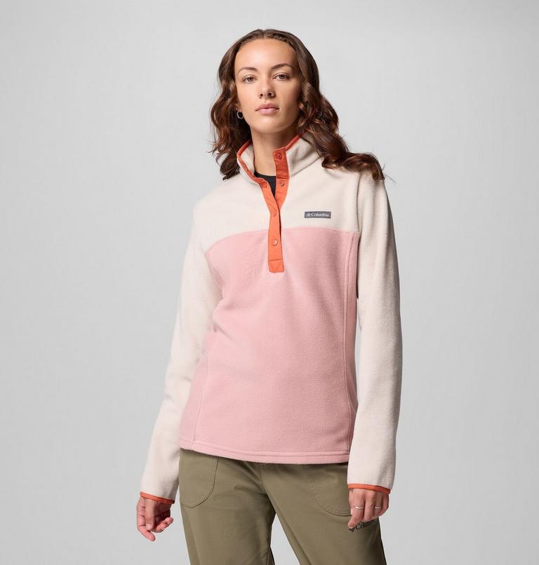 Benton Springs 1/2 Snap Pull Over II, Color: Eraser Pink, Dark Stone, Tuscan, image 1
