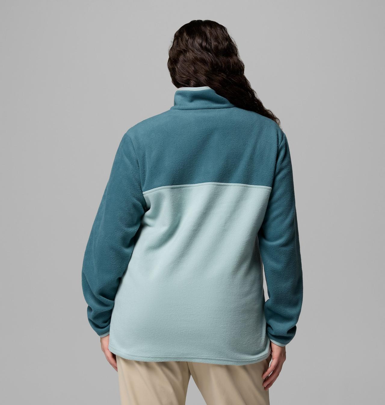 Chandail à demi-fermeture pressionnée en laine polaire Benton Springs II pour femme – Grandes tailles 3