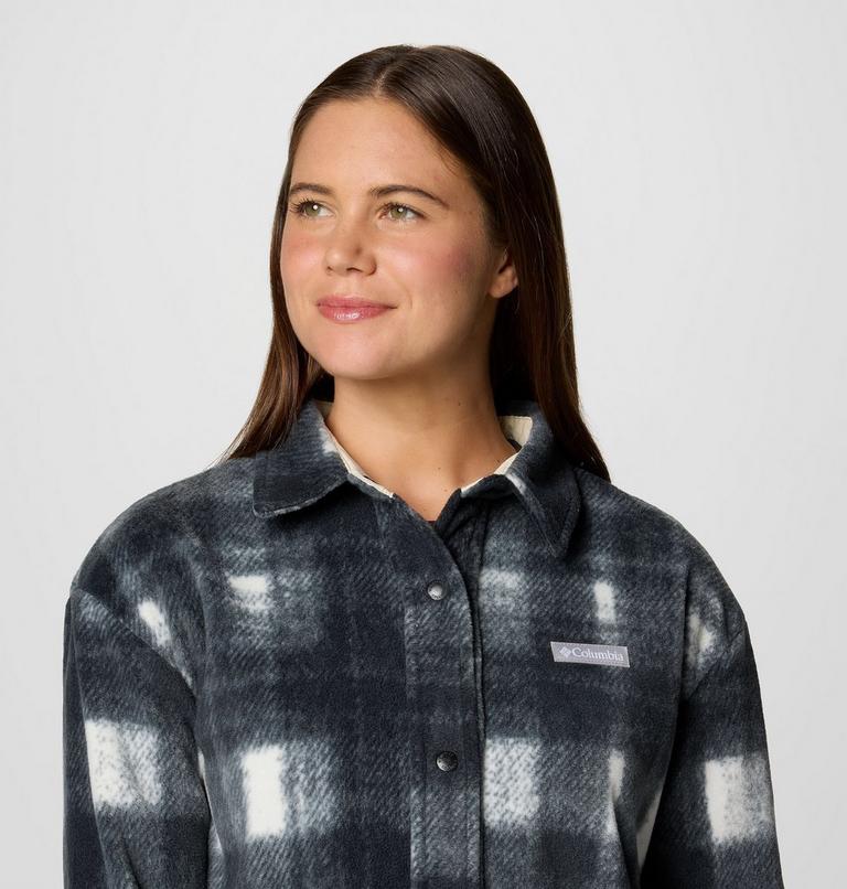 Women's Benton Springs Shirt Jacket II, Color: Chalk Omblur Tonal, image 5