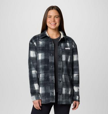 Women's Benton Springs Shirt Jacket II, Color: Chalk Omblur Tonal, image 7