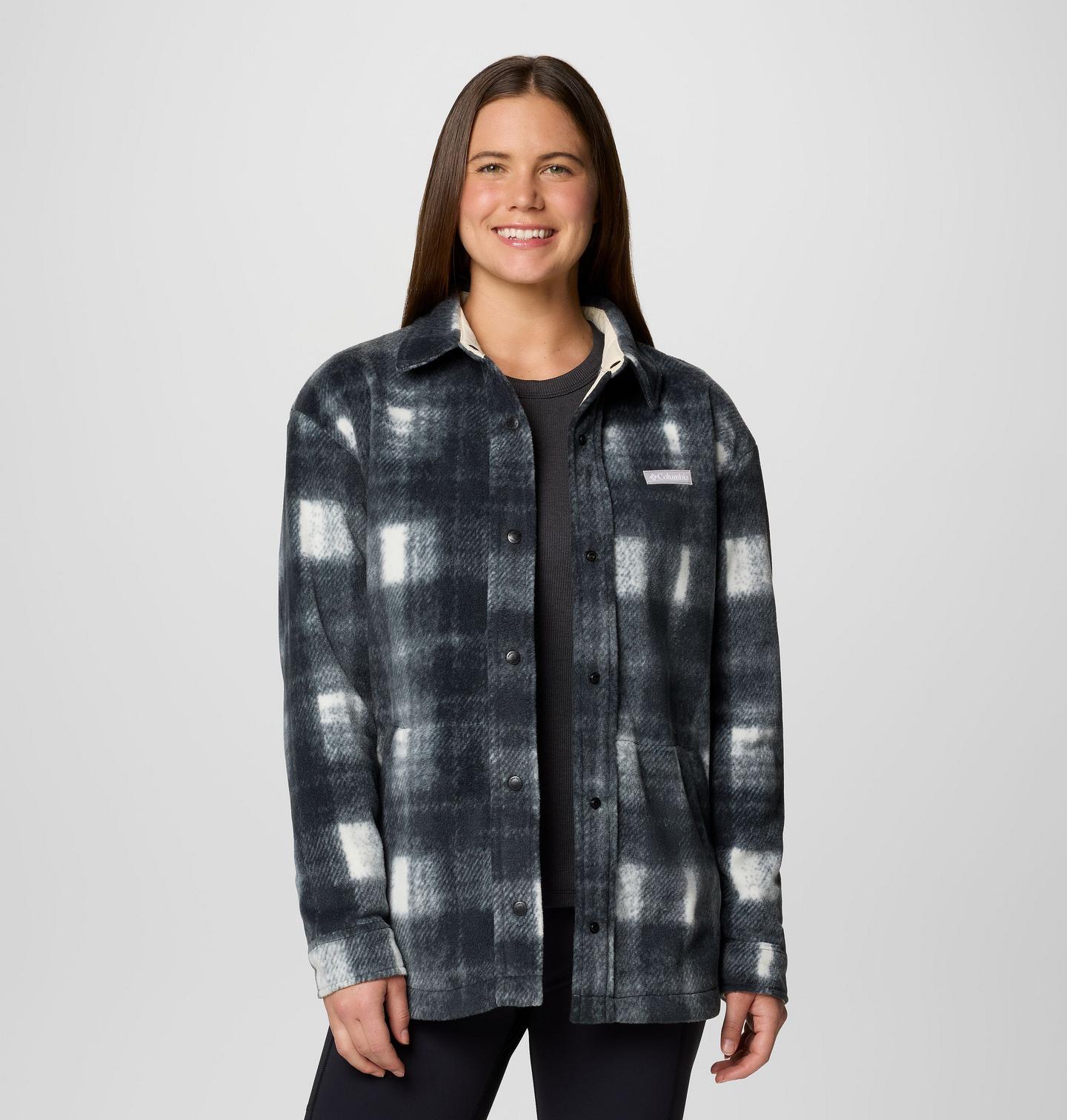 Женская куртка Columbia Benton Springs Shirt Jacket II, цвет: Меловой — фото 1