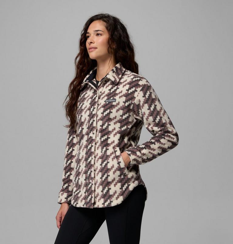 Women's Benton Springs Shirt Jacket II, Color: Dark Stone, Twills, image 4