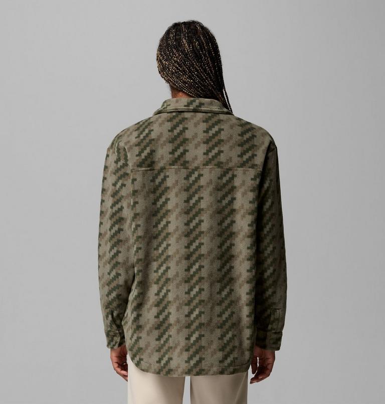 Surchemise Molletonn&eacute;e Benton Springs Femme, Color: Stone Green, Twills, image 3