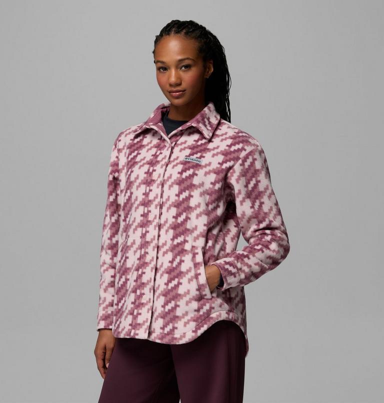 Women's Benton Springs Shirt Jacket II, Color: Mineral Pink, Twills, image 4