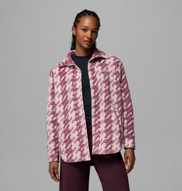 Women's Benton Springs Shirt Jacket II, Color: Mineral Pink, Twills, image 5