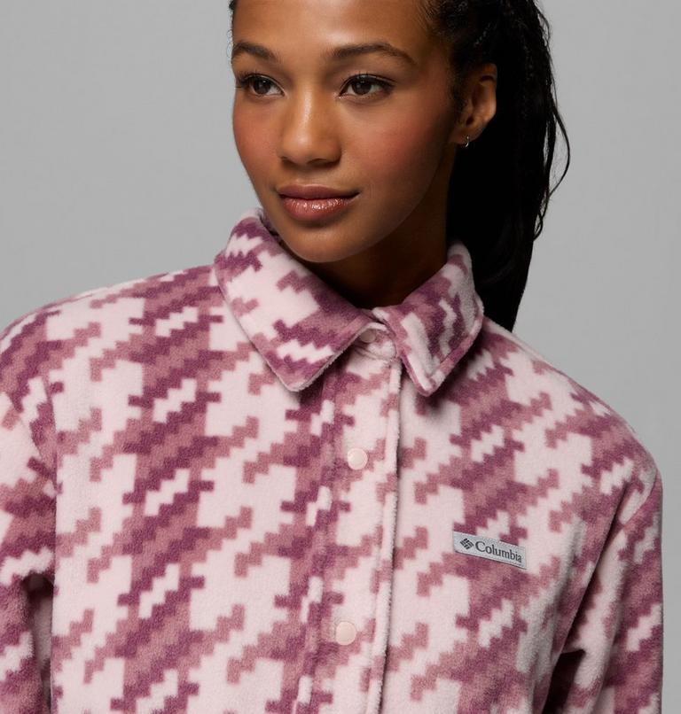Women's Benton Springs Shirt Jacket II, Color: Mineral Pink, Twills, image 6