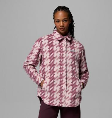 Women's Benton Springs Shirt Jacket II, Color: Mineral Pink, Twills, image 3