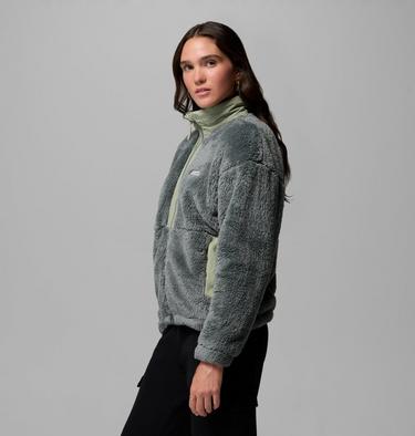Women's Boundless Discovery II Sherpa Fleece Jacket, Color: Sedona Sage, Safari, image 8